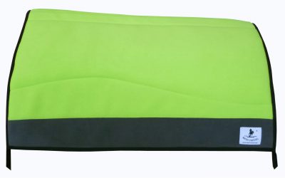 Western Blanket Pad inkl 1 Zoll Padliner neon grün grau